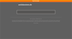 Desktop Screenshot of antiislamisten.de